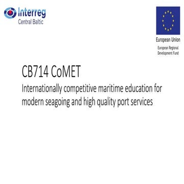 A New Maritime Education Model | PPT