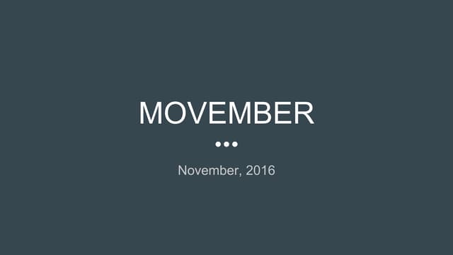 Movember – an interview with Justin Coghlan | PDF