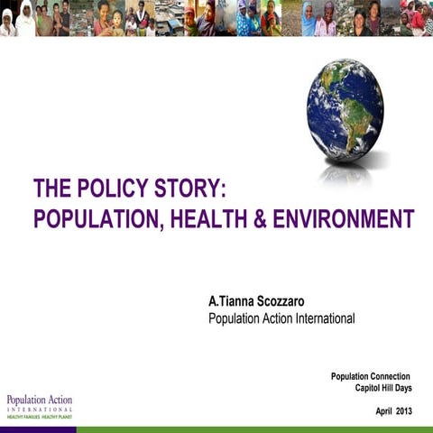 The policy story: population, health and environment