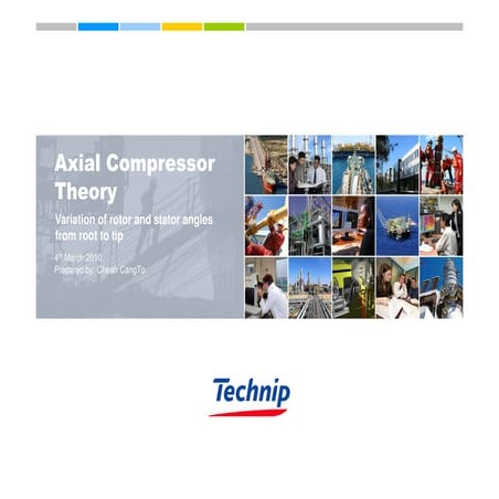 Axial compressor - variation of rotor and stator angles from root to tip - 4t...