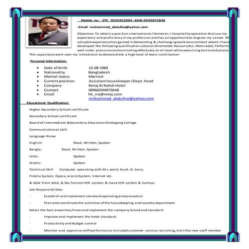 CV with references | PDF