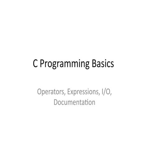 basics of c functions unit 4 for college | PPTX