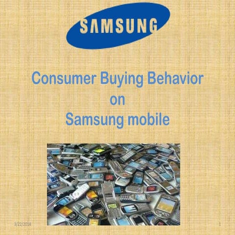 Consumer Buying Behaviour | PPTX