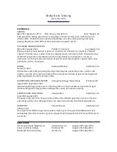 Resume-Melia Schurig