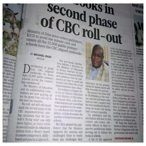 Cbc grade four text book November 2019 | PDF
