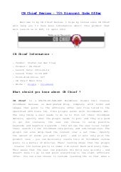 Cb chief review. Click here: https:...