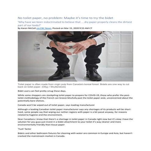 Bidet | DOC