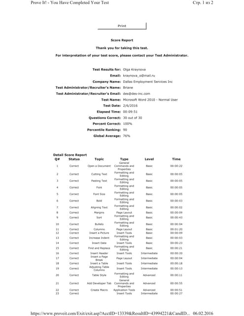 Kenexa visual data 4
