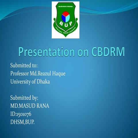 Cbdrm