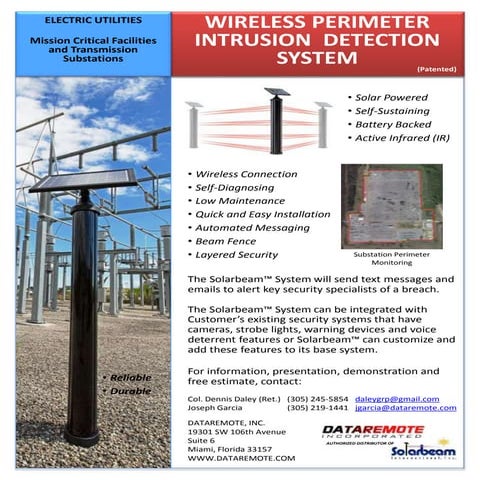 Wireless Perimeter Intrusion Detection Security System | PDF