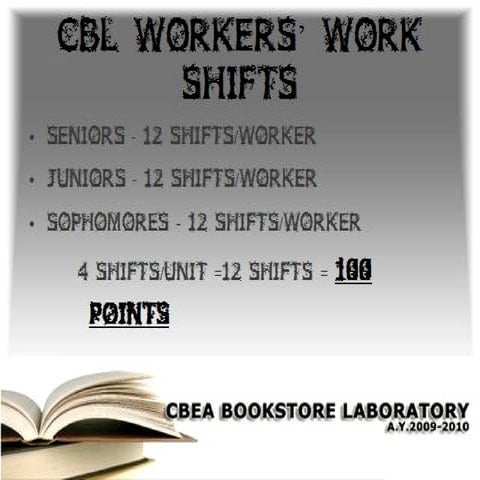 Cbea Bookstore Lab Orientation   Copy