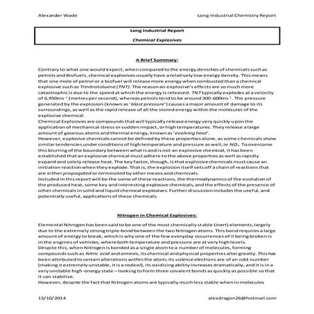 Long Industrial Report