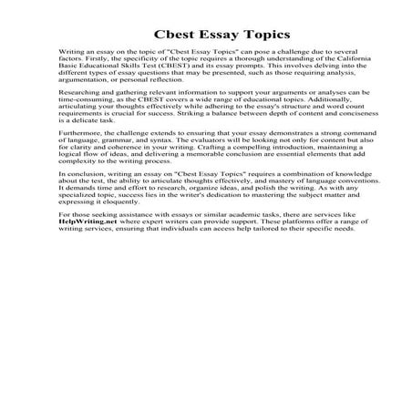 Cbest Essay Topics.pdf