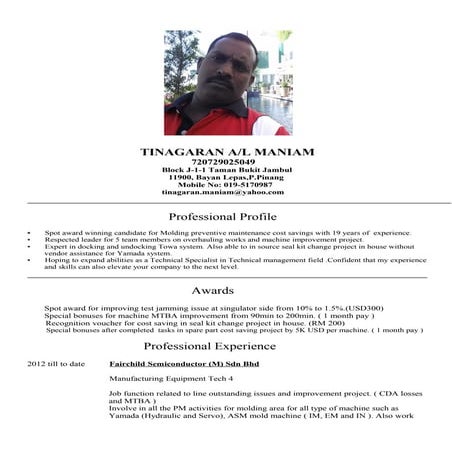 Tinagaran_Resume 29th Sep