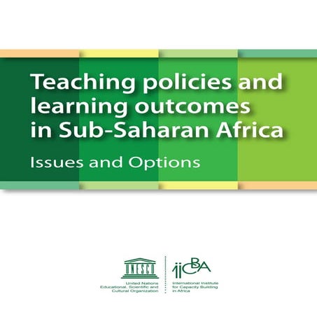 Teaching policies and learning outcomes in Sub-Saharan Africa(5)