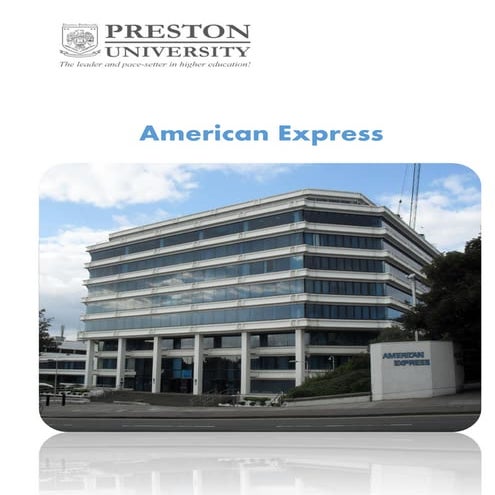 American Express company Analysis