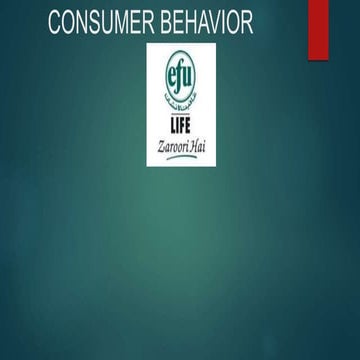 Consumer Behavior Marketing