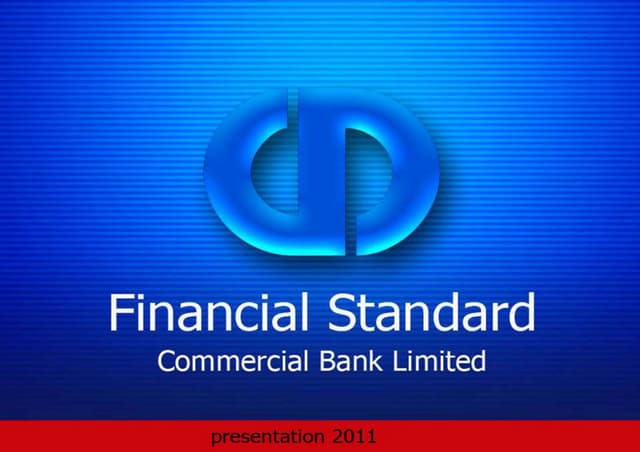 Financial Standard (Commercial Bank)
