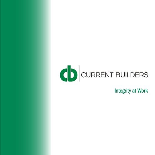 Current Builders Brochure