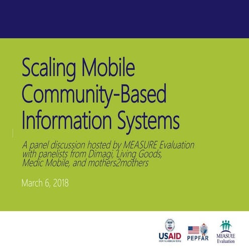 Scaling Mobile Community-Based Information Systems