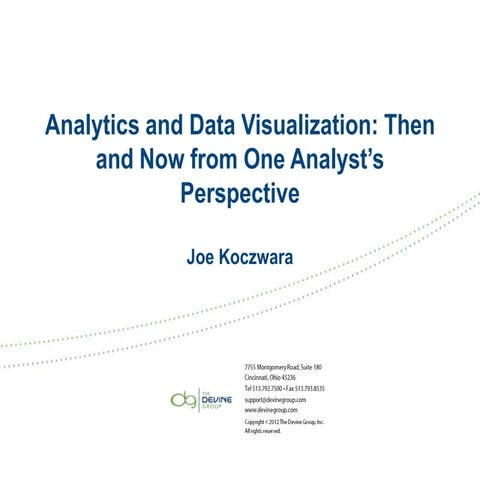 11/15/12 CBIG Presentation by Joe Koczwara