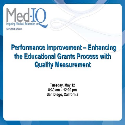 CBI Grants West 2009 PI_Enhancing Grants