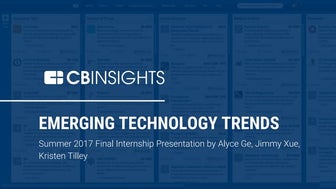 Emerging Technology Trends: 2017 Intern Presentation