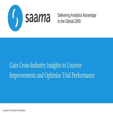 CBI Gain Cross-Industry Insights to Uncover Improvements and Optimize Trial P...