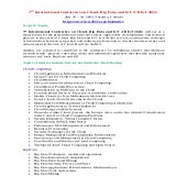 Call for Paper - 3rd International Conference on Cloud, Big Data and IoT (CBI...