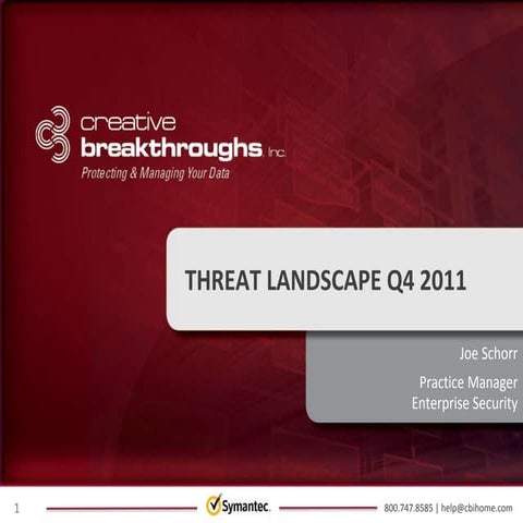 CBI Threat Landscape Webinar