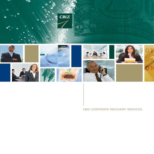 CBIZ Corporate Recovery Services: Experts in Assiting Creditors, Debtors and oth