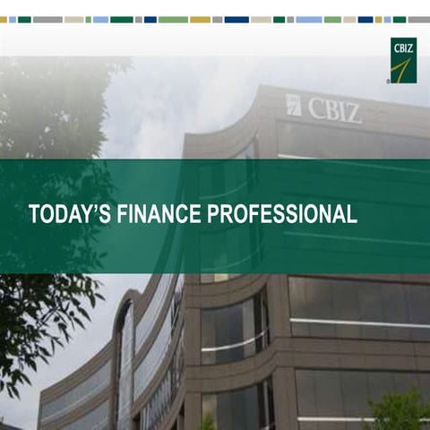 CBIZ Finance Conference: Today's Finance Professional