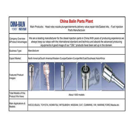 Fuel Injection Nozzles Brand new | PDF