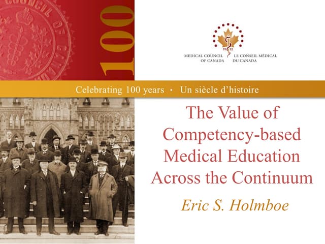 The Value of Competency-based Medic...