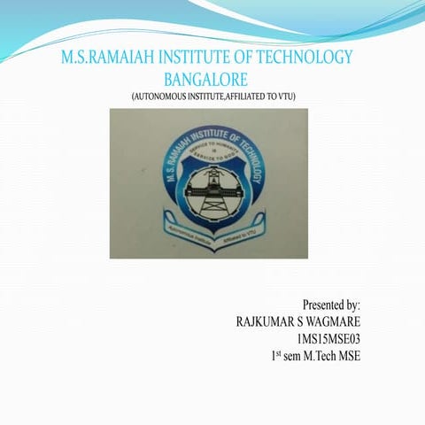 CONDITION BASED MAINTAINACE BASICS presentation 