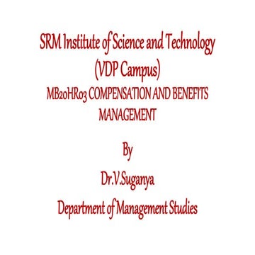 Compensation  Benefits Mgmt  UNIT 2.pptx