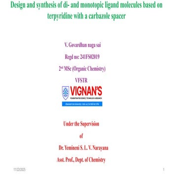 MSC project presentation topic metallosu