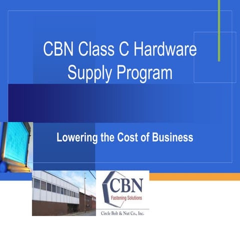 CBN Short Presentation