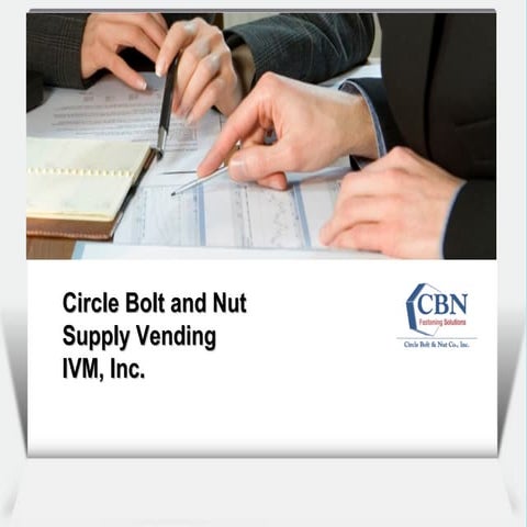 CBN Supply Vending Presentation