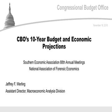 CBO’s 10-Year Budget and Economic Projections