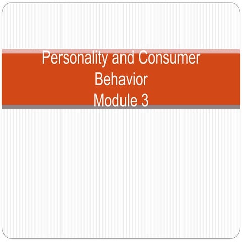 Cb personality and life style 1
