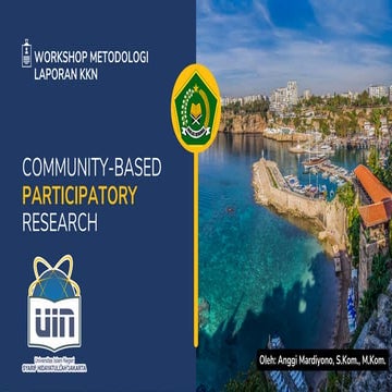 Community-Based Participatory Research
