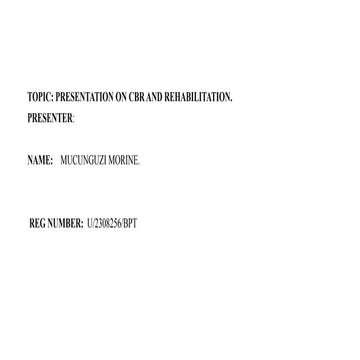 COMMUNITY BASED REHABILITION  AND DISABILITY.pptx