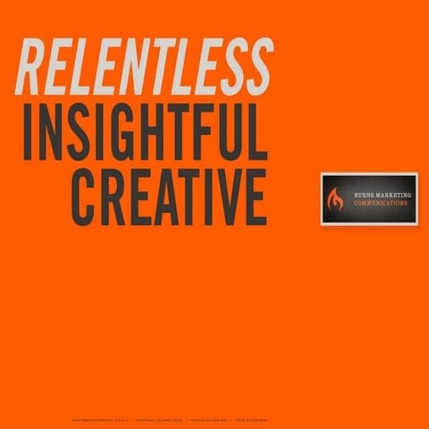 Social Networking By Rob Bean, Burns Marketing