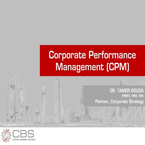Corporate Performance Management