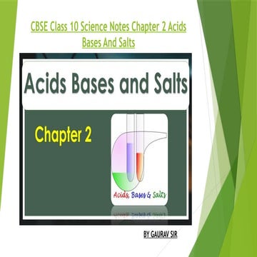 CBSE Class 10 Science Notes Chapter 2 Acids.pptx