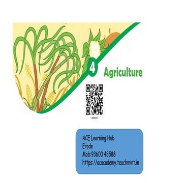 CBSE_ class 8 geography ch 4. agriculture