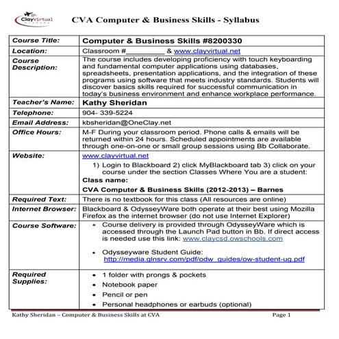 Cbs syllabus   revised second semester 12-5-12