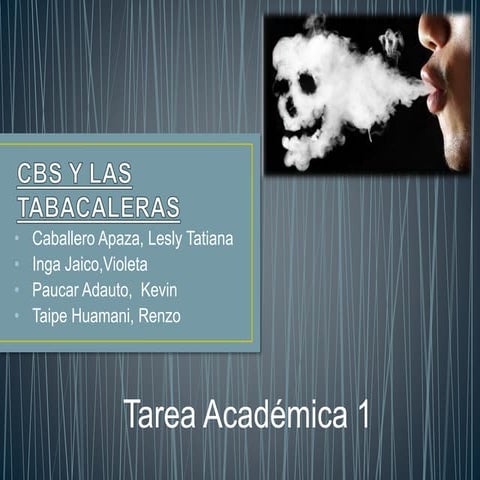 Cbs y las tabacaleras