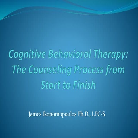 CBT Refresher basics approach in CBT for | PPTX